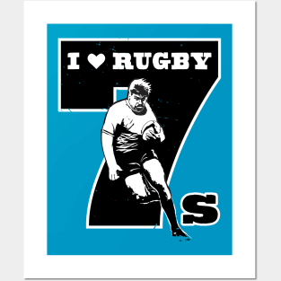 I Love Rugby Sevens Posters and Art